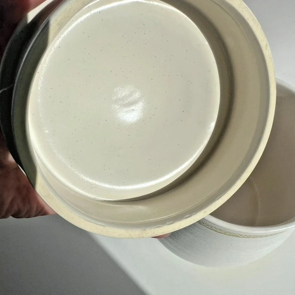 Franciscan Hacienda Coffee Pot Lid Vintage Yellow Earthenware USA Retro EUC